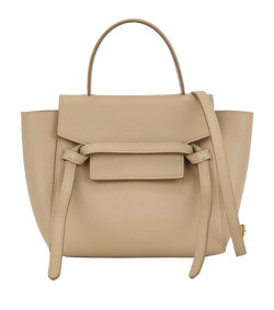 Nano Belt, Leather, Beige, MII, S, 3*